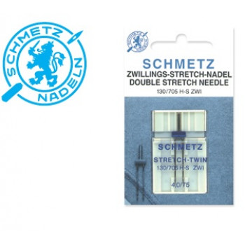 Needles SCHMETZ for stretch, twin, 130/705H-S, 4mm, 5x90