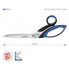Scissors for tailors KRETZER FINNY PROFI, 24cm